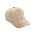 Бейсболка BEAU AWARE™ из хлопковой саржи, 6 клиньев, 270 г/м²_бежевый