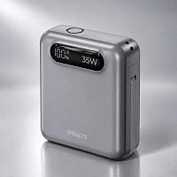 Внешний АКБ NRG Turbo Cable 10000 mAh, 35Вт, графит, Deppa