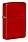 Зажигалка ZIPPO Classic с покрытием Metallic Red, латунь/сталь, красная, матовая, 38x13x57 мм_КРАСНЫЙ