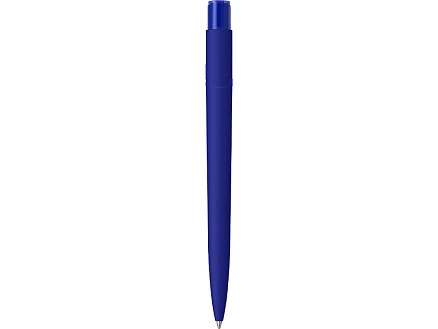 Шариковая ручка RECYCLED PET PEN PRO K transparent GUM soft-touch, синий