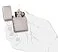 Зажигалка ZIPPO Classic с покрытием Brushed Chrome, латунь/сталь, серебристая, матовая, 38x13x57 мм small_img_3