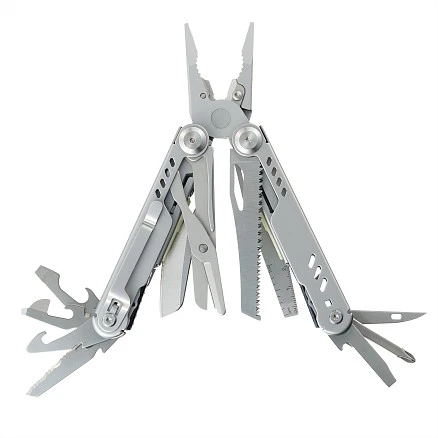 Мультитул Stinger, 110 х 27 мм, 21 функция, сталь, серебристый, в картонной коробке, в комплекте нейлоновый чехол