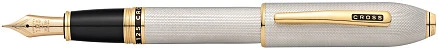 Перьевая ручка Cross Peerless 125, платиновый/позолота