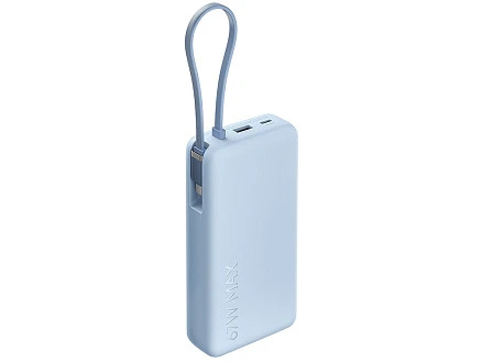 Внешний аккумулятор со встроенным кабелем Xiaomi 67W Power Bank 20000 (Integrated Cable) Ice Blue