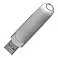 Флеш накопитель USB 2.0 + TYPE C Cupertino, металл, серебристый матовый, 32 GB small_img_2