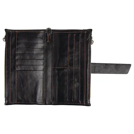 Портмоне из нат. кожи Leather Executive Fold for Request, черное
