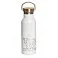 Бутылка для воды DISTILLER, 500мл. белый, нержавеющая сталь, бамбук small_img_3