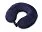 Подушка Basic из микрофибры с эффектом памяти U-shape, синий (P)_СИНИЙ, СЕРЫЙ