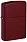 Зажигалка ZIPPO Classic с покрытием Merlot, латунь/сталь, бордовая, глянцевая, 38x13x57 мм_БОРДОВЫЙ