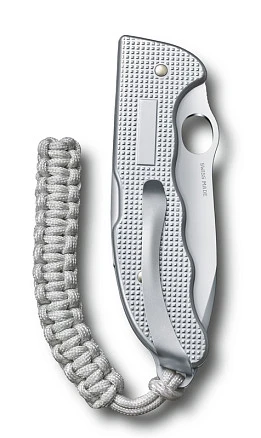 Нож охотника VICTORINOX Hunter Pro M Alox 130 мм, 4 функции, с фиксатором лезвия, серебристый