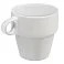 Набор из 4 кружек Inset с подставкой, белый small_img_4