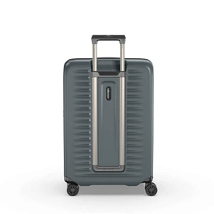 Чемодан VICTORINOX Airox Advanced, серо-синий матовый, 100% поликарбонат Makrolon, 46x29x69 см, 75 л