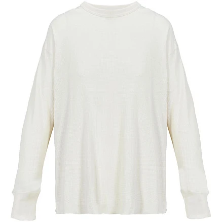 Футболка с длинным рукавом Thermal T, бежевая (неокрашенная)