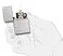 Зажигалка ZIPPO Classic с покрытием Brushed Chrome, латунь/сталь, серебристая, матовая, 38x13x57 мм small_img_3