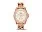 Часы наручные, женские. Fossil_КОРПУС- РОЗОВОЕ ЗОЛОТО, ЦИФЕРБЛАТ- БЕЖЕВЫЙ, КРЕПЛЕНИЕ- БЕЖЕВЫЙ, РОЗОВОЕ ЗОЛОТО