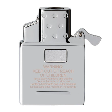 Газовый вставной блок для широкой зажигалки Zippo, одинарное пламя, нержавеющая сталь