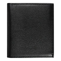 Кошелек с картхолдером для кредитных карт вертикальный Leather Plain из нат. кожи