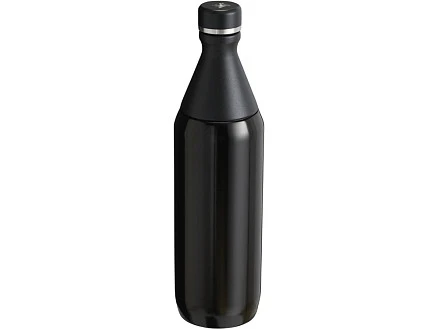Бутылка для воды Stanley All Day Slim объемом 600 мл - черный глянцевый