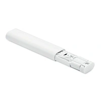Кабель зарядный выдвижной USB Solid Line  60W 3-в-1 на Lightning, Micro-USB, Type-C «U50» 2,4 A, Quick Charge в пластиковом футляре, белый