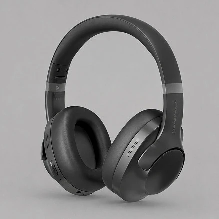 Беспроводные накладные наушники Stereo Ultra ANC, BT 5.4, ANC/ENC, 500мАч, черный, Deppa