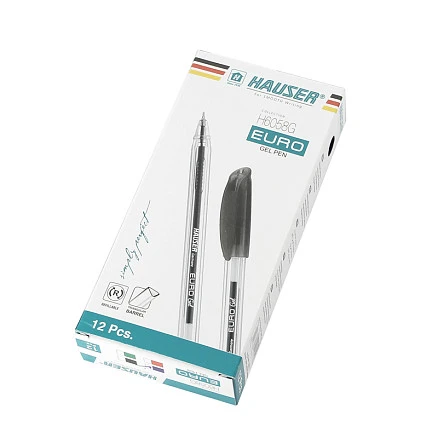 Гелевая ручка Hauser Euro Gel, пластик,