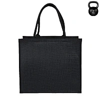 Сумка из джута Caravan Jute, размер 36*40*21 см, черный