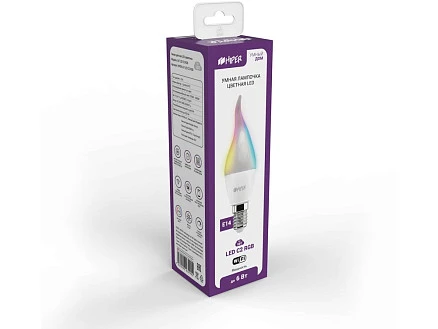 Умная лампочка HIPER IoT LED C2 RGB