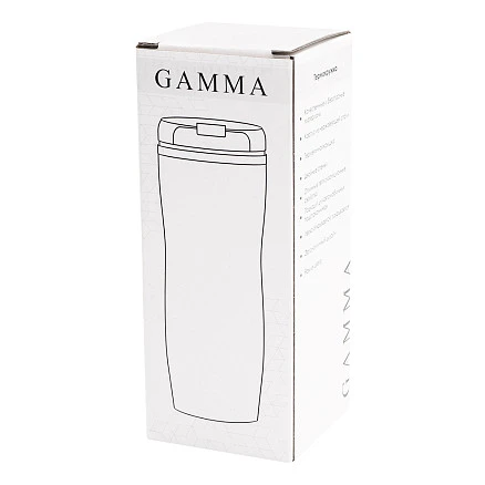 Термокружка Gamma, cофт-тач, зеленый