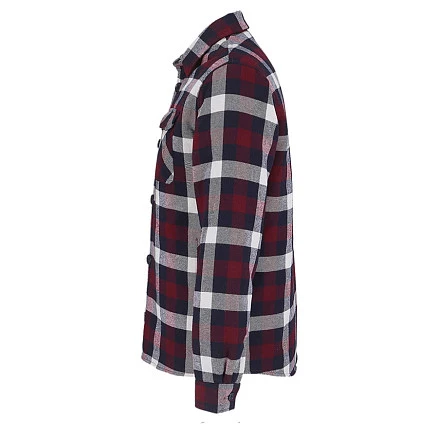 Куртка рубашка мужская NOAH, бордо, XS/S(0),100%хлопок,180 г/м2;подкладка и утеплитель:100%полиэстер