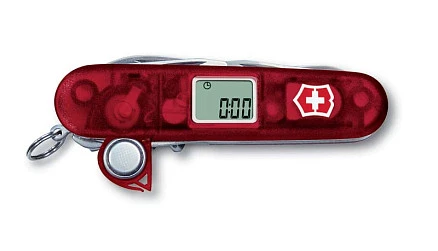 Нож перочинный VICTORINOX Traveller, 91 мм, 27 функций, полупрозрачный красный
