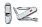 Нож перочинный VICTORINOX Money Clip, 74 мм, 5 функций, алюминиевая рукоять, серебристый_СЕРЕБРИСТЫЙ