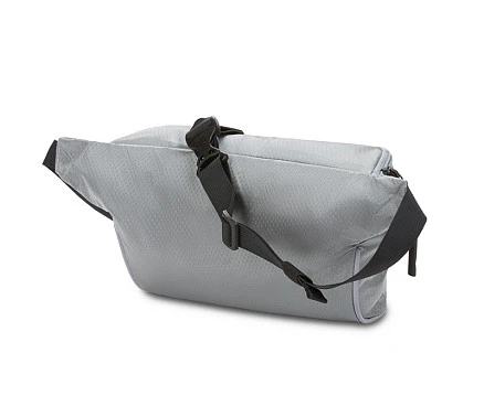 Сумка на пояс SWISSGEAR, светло-серая, полиэстер с плетением рип-стоп, 38 x 5 x 15 см