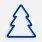 Подвеска «Елочка», 3D-печать, синяя_3D-ПЕЧАТЬ