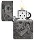 Зажигалка ZIPPO Mushroom Skulls с покрытием High Polish Black, латунь/сталь, черная, глянцевая, 38x13x57 мм small_img_3