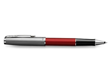 Ручка роллер Parker Sonnet T546  Red CT, стержень: F, цвет чернил: black, в подарочной упаковке