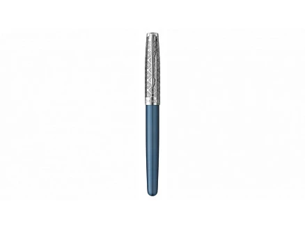 Ручка-роллер Parker Sonnet Premium Refresh BLUE CT, стержень: F, цвет чернил: black, в подарочной упаковке