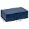 Подарочная коробка, размер 39*26,3*11 см, Solution Prestige Big Case Fabrique с магнитным клапаном и ручкой , темно-синяя_ТЕМНО-СИНИЙ 2, БУМАГА ПОД ТКАНЬ