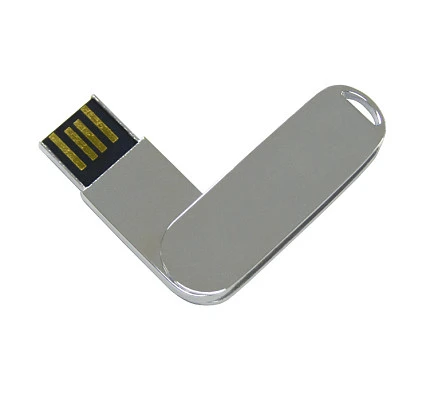 Флеш накопитель USB 2.0 Berg 16GB, металл, серебристый
