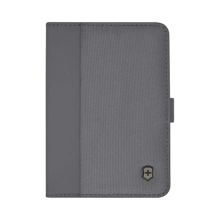 Обложка для паспорта VICTORINOX Travel Essentials, с защитой от сканирования RFID, серая, полиэстер, 11x1x15 см