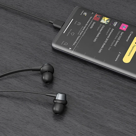 Стереогарнитура Stereo Blaze Type-C, графит, Deppa