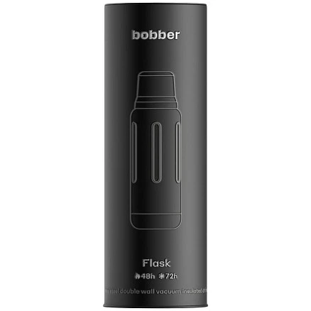 Термос Flask 1000, вакуумный, стальной зеркальный