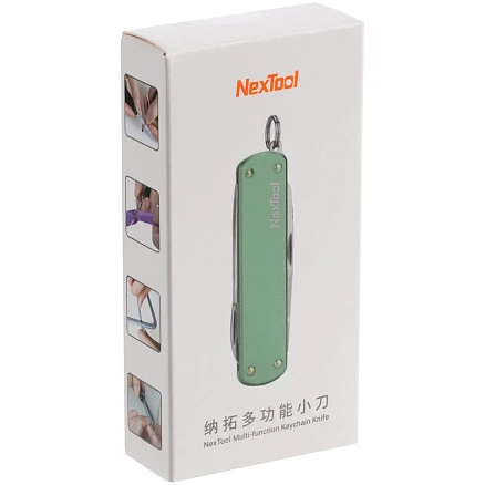 Нож-брелок NexTool Mini, зеленый