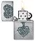 Зажигалка ZIPPO Rooted in Love Design с покрытием Brushed Chrome, латунь/сталь, серебристая, 38x13x57 мм small_img_3