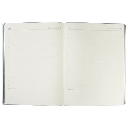 Ежедневник Flexy Forest Urban Latte A4, недатированный, черный , в гибкой обложке