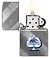 Зажигалка ZIPPO Gleaming Spade Design с покрытием Diagonal Weave, латунь/сталь, серебристая, матовая, 38x13x57 мм small_img_3