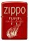 Зажигалка ZIPPO Retro с покрытием Metallic Red, латунь/сталь, красная, 38x13x57 мм small_img_2