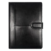 Ежедневник в суперобложке Country Business Pristine A5+, черный, недатированный, с магнитным клапаном, в твердой обложке c поролоном, в подарочной коробке