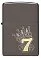 Зажигалка ZIPPO Lucky 7 Design с покрытием Black Ice®, латунь/сталь, черная, 38x13x57 мм small_img_2