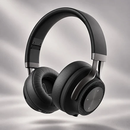 Беспроводные накладные наушники Stereo Style ANC , BT 5.0, ANC, 500мАч, черный, Deppa