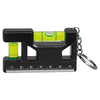 Брелок уровень Tools Pocket level, пластиковый, черный